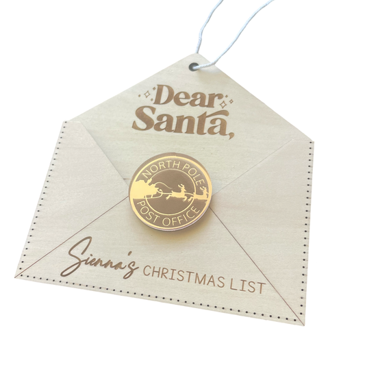 Santa Letter Ornament