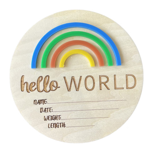 Hello World Rainbow Classic - Timber Tinkers