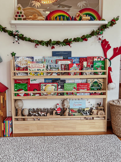 Front Facing Bookshelf with 3 Tier -  SolidWood