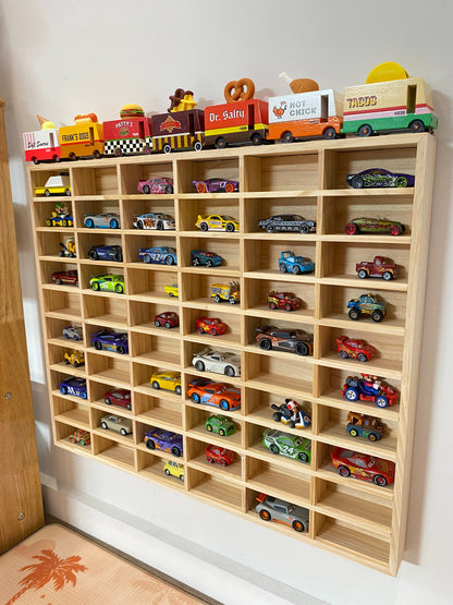 Matchbox & Hotwheel Display & Storage Unit- SolidPine