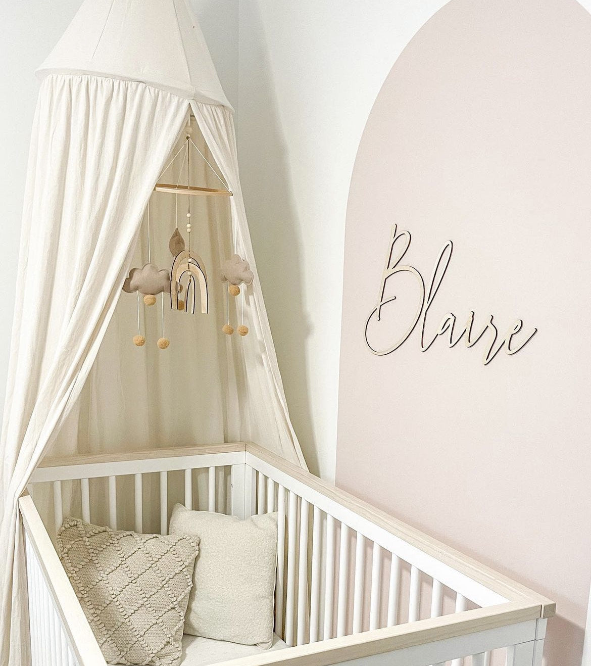 Boho Rainbow Nursery Mobile