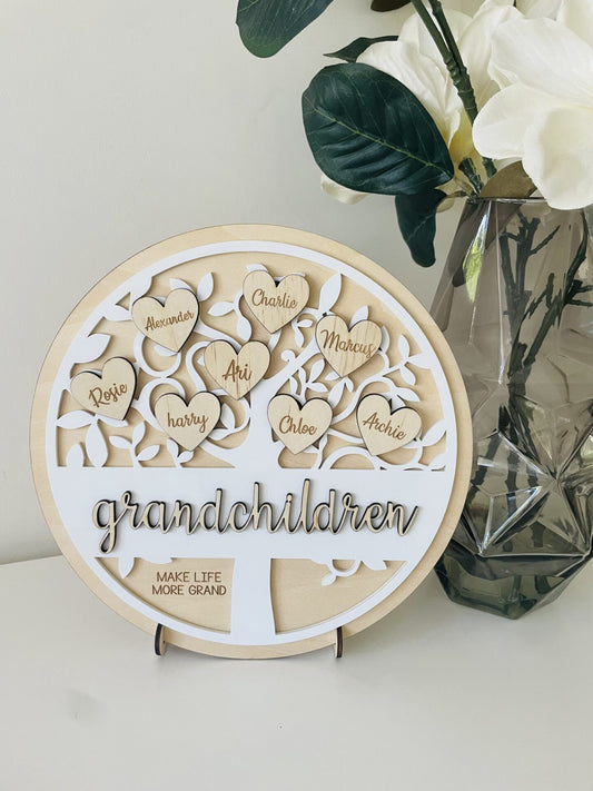 Grandparents Tree of Life Sign