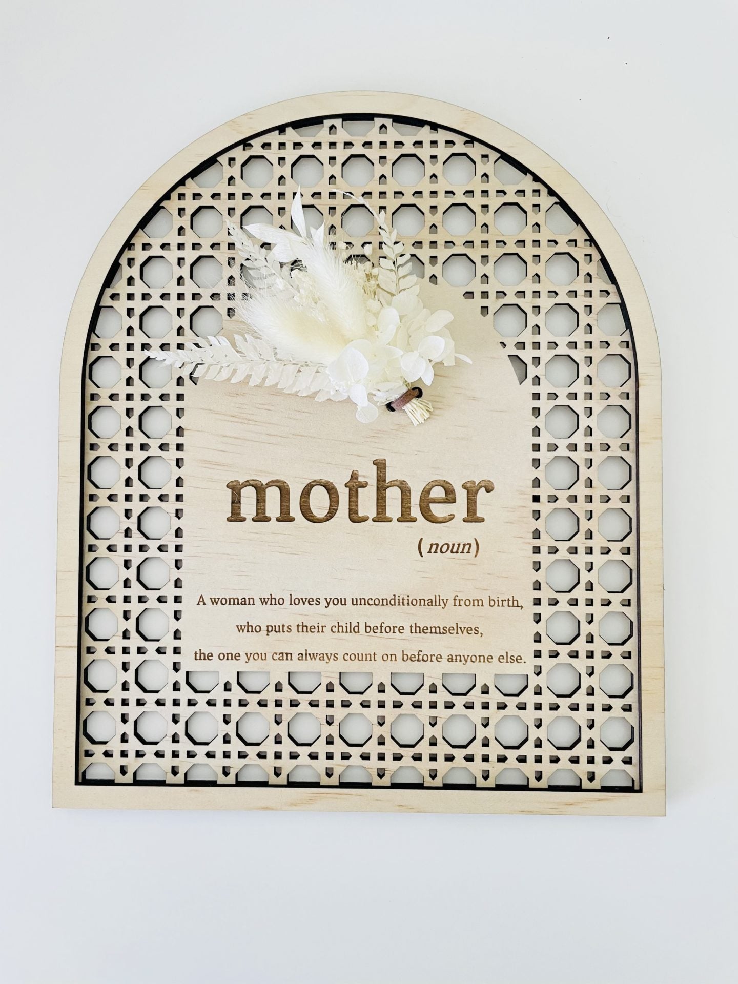 Mother's Day Rattan Floral Arch