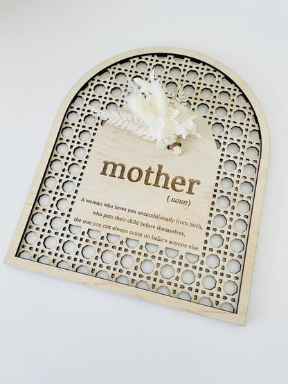 Mother's Day Rattan Floral Arch