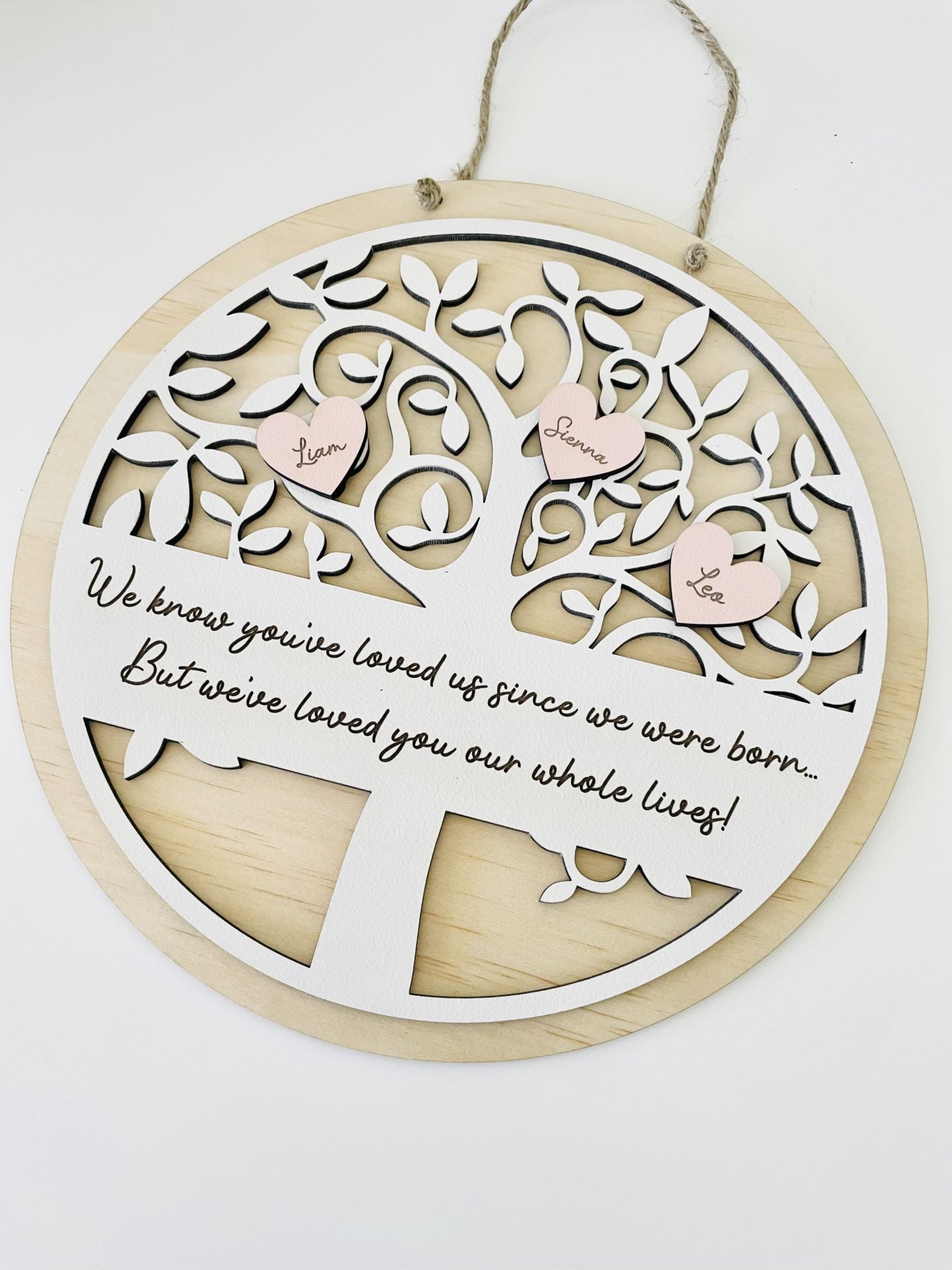 Personalised Tree of Life Sign