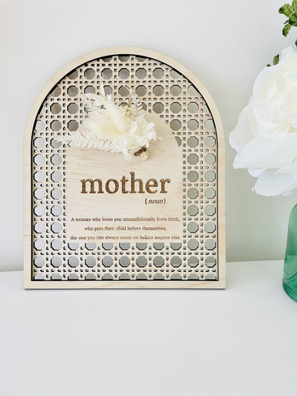 Mother's Day Rattan Floral Arch