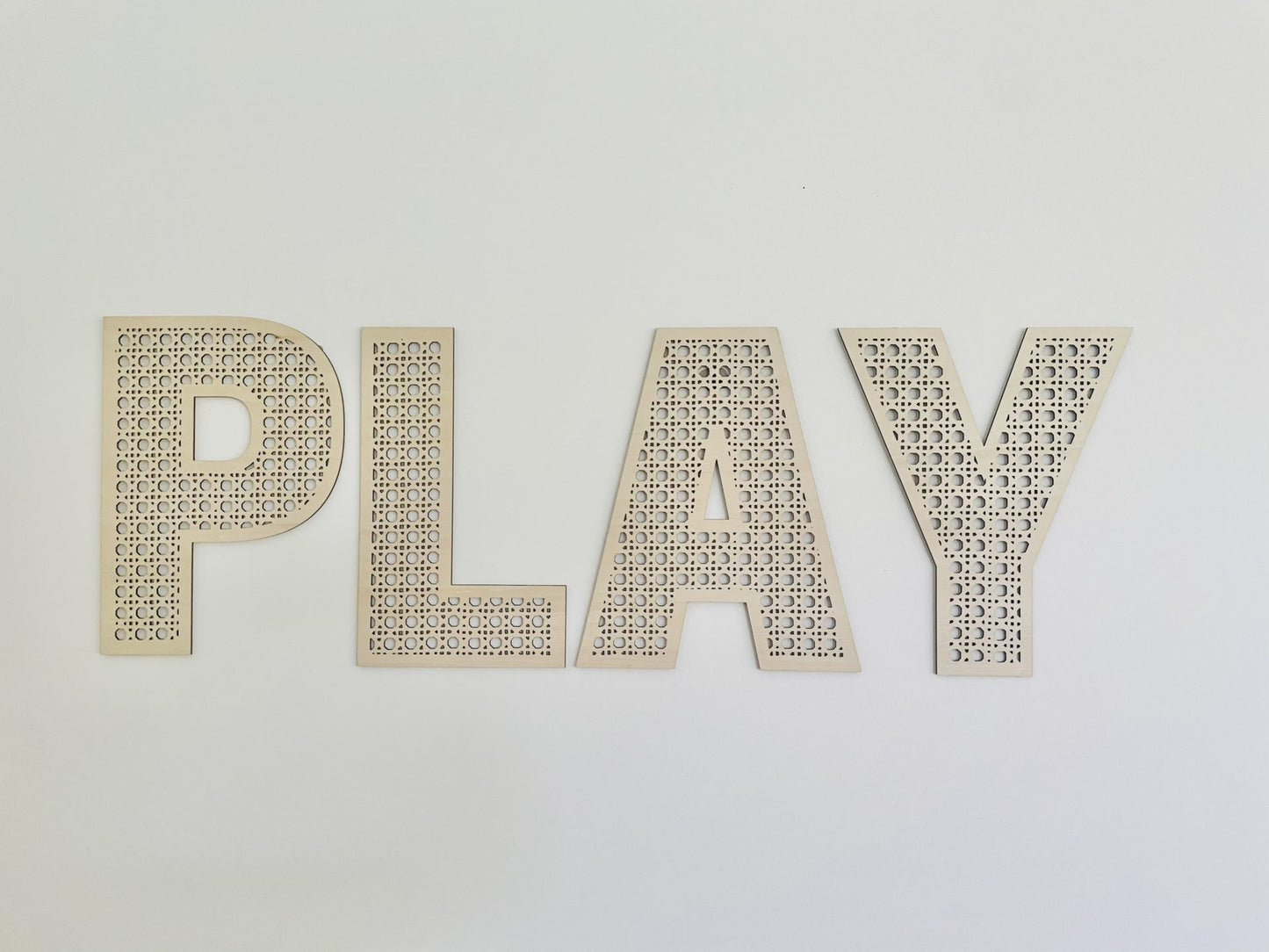 Rattan PLAY Plaque