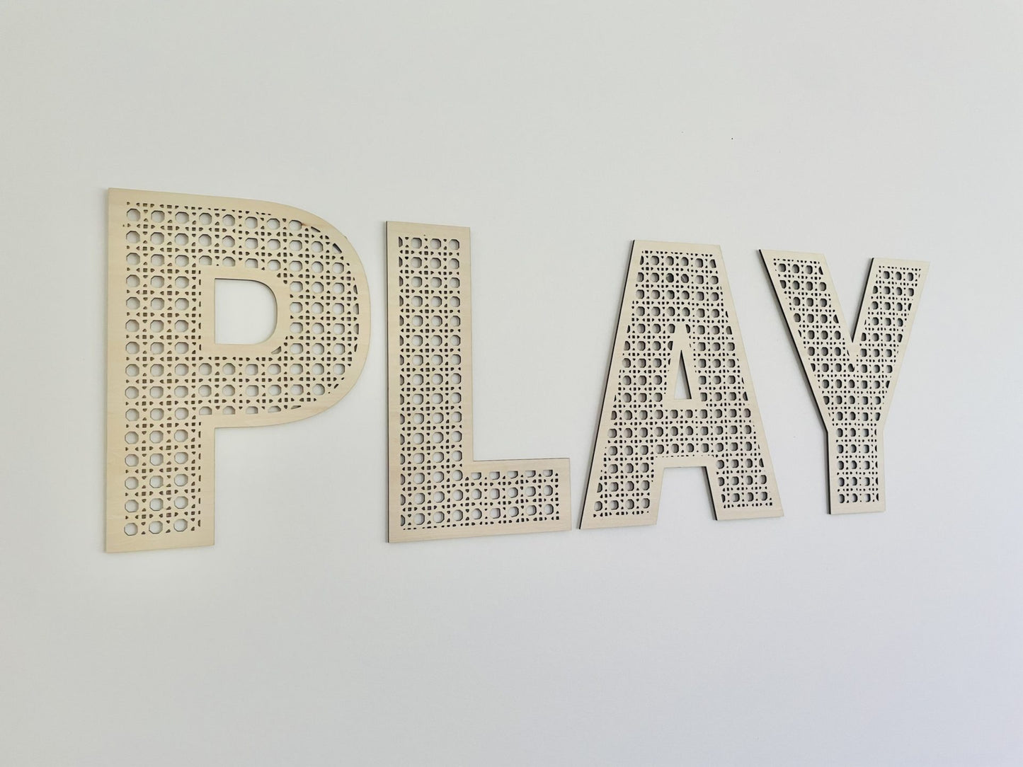 Rattan PLAY Plaque