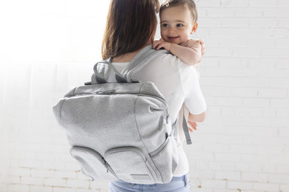 Neoprene Nappy Bag - Grey