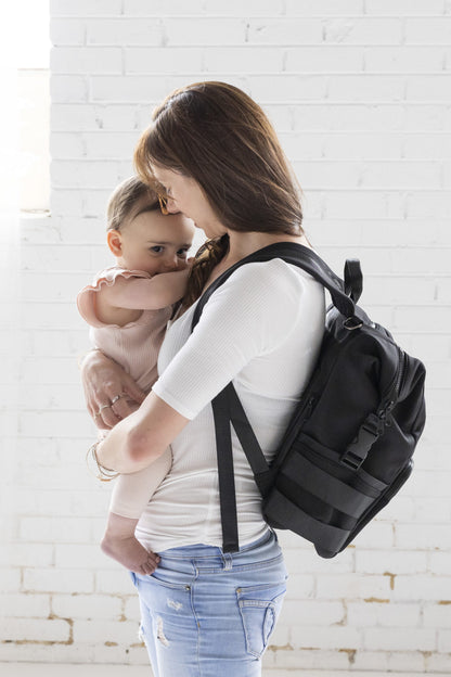 Neoprene Nappy Bag - Black