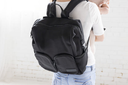 Neoprene Nappy Bag - Black