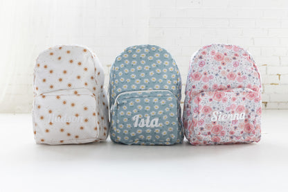 Personalised Kids Backpack - Floral