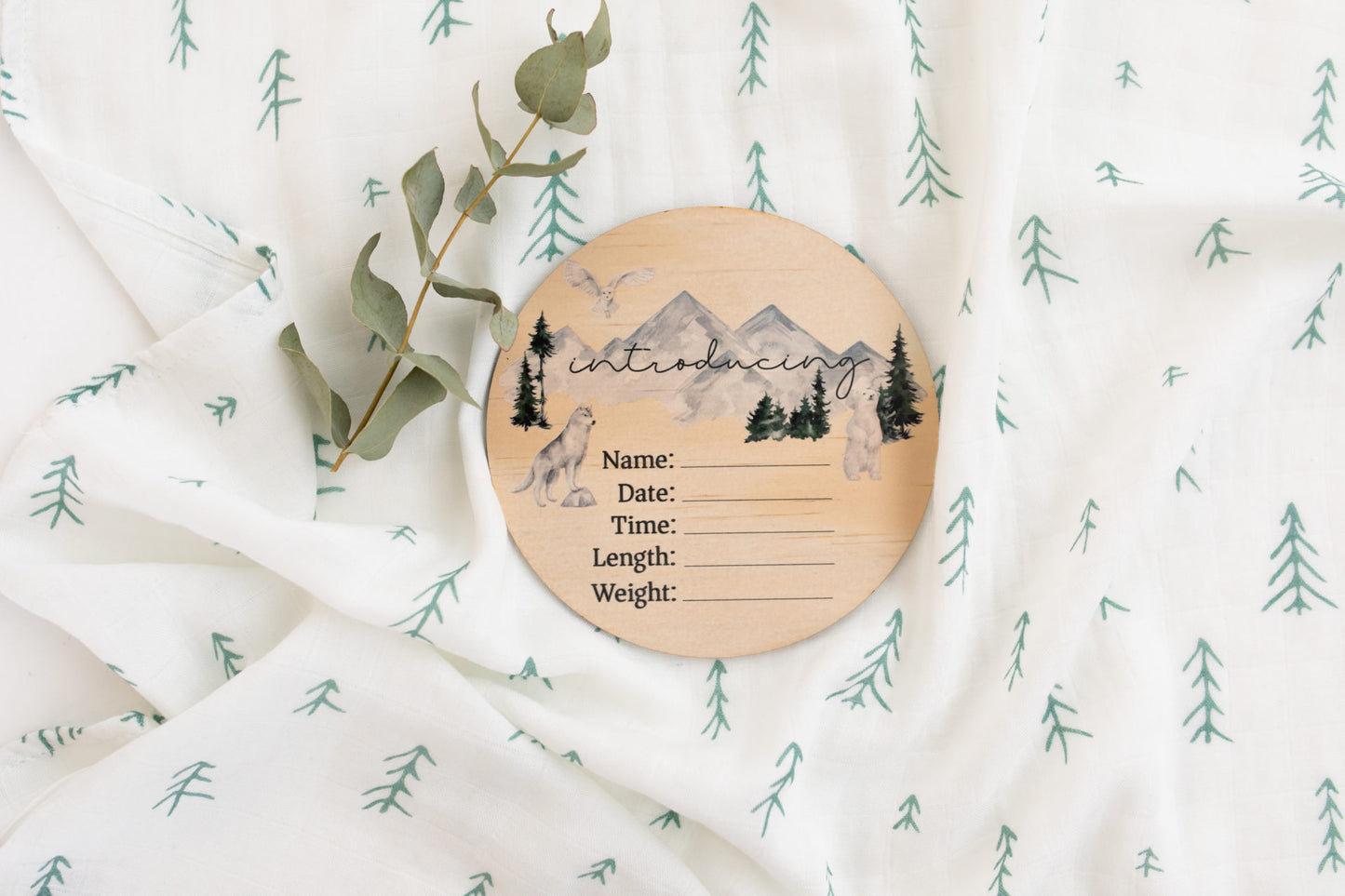 Adventure Awaits Swaddle - Signature Tree