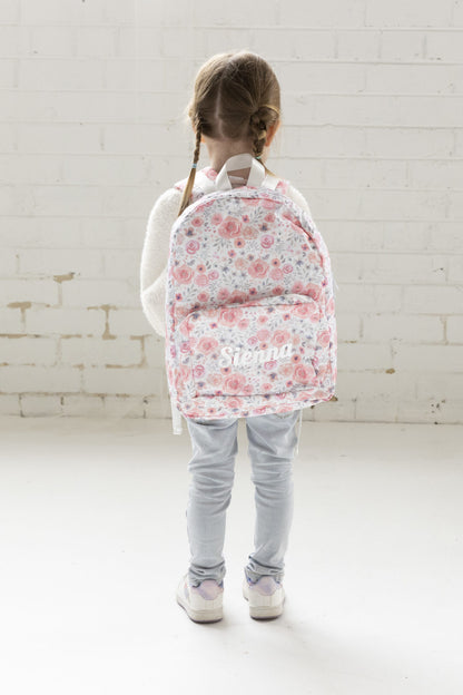 Personalised Kids Backpack - Floral