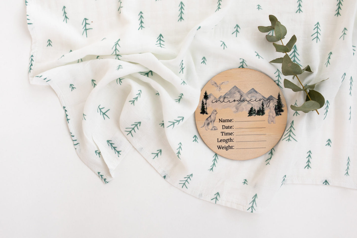 Adventure Awaits Swaddle - Signature Tree