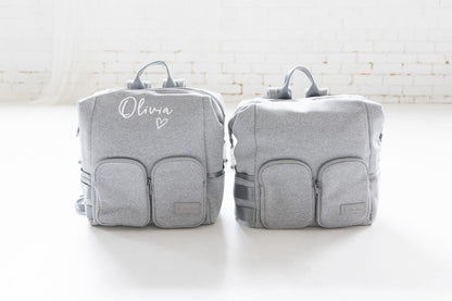 Neoprene Nappy Bag - Grey