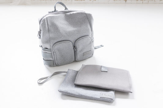 Neoprene Nappy Bag - Grey