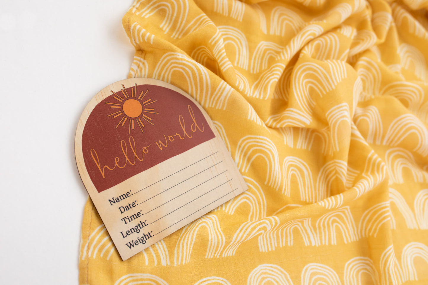 Personalised Swaddle - Signature Rainbow