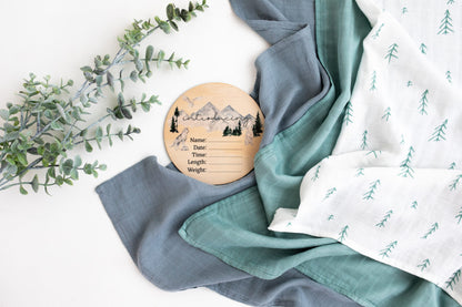 Adventure Awaits Swaddle - Signature Tree