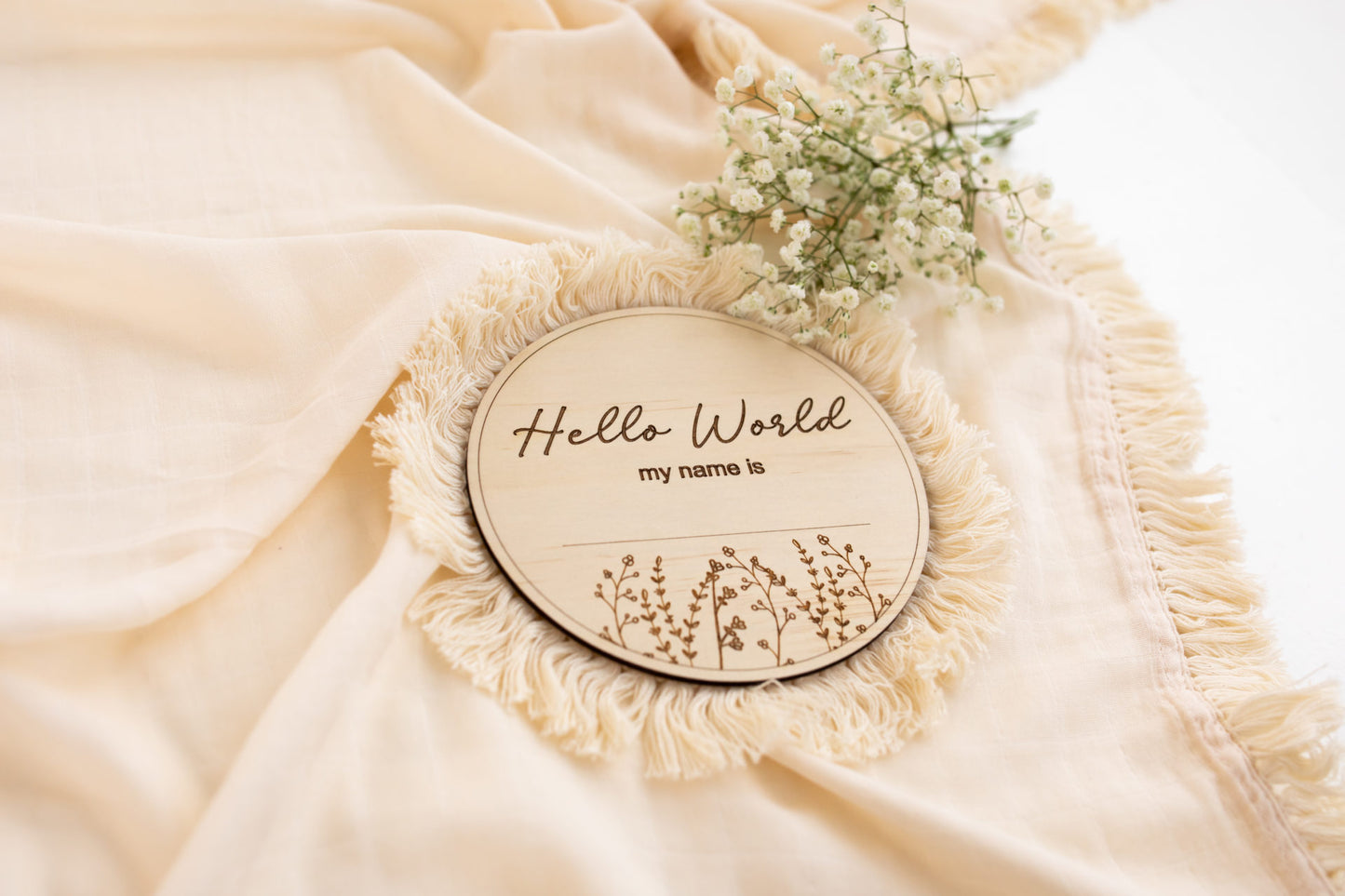 Fringed Swaddle