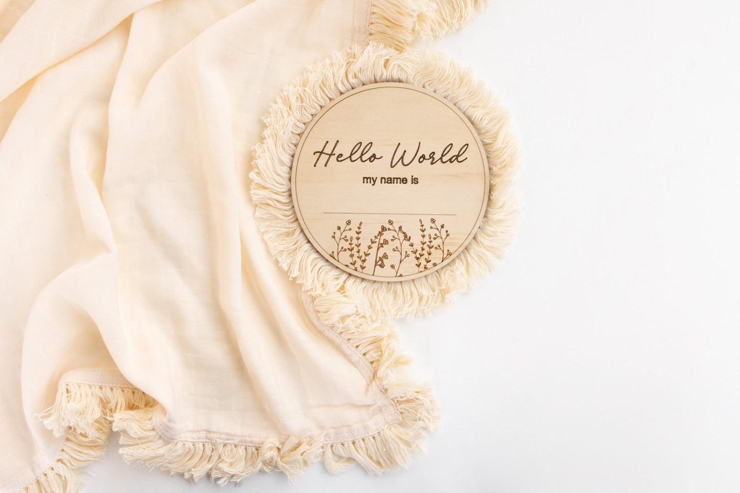 Fringed Swaddle