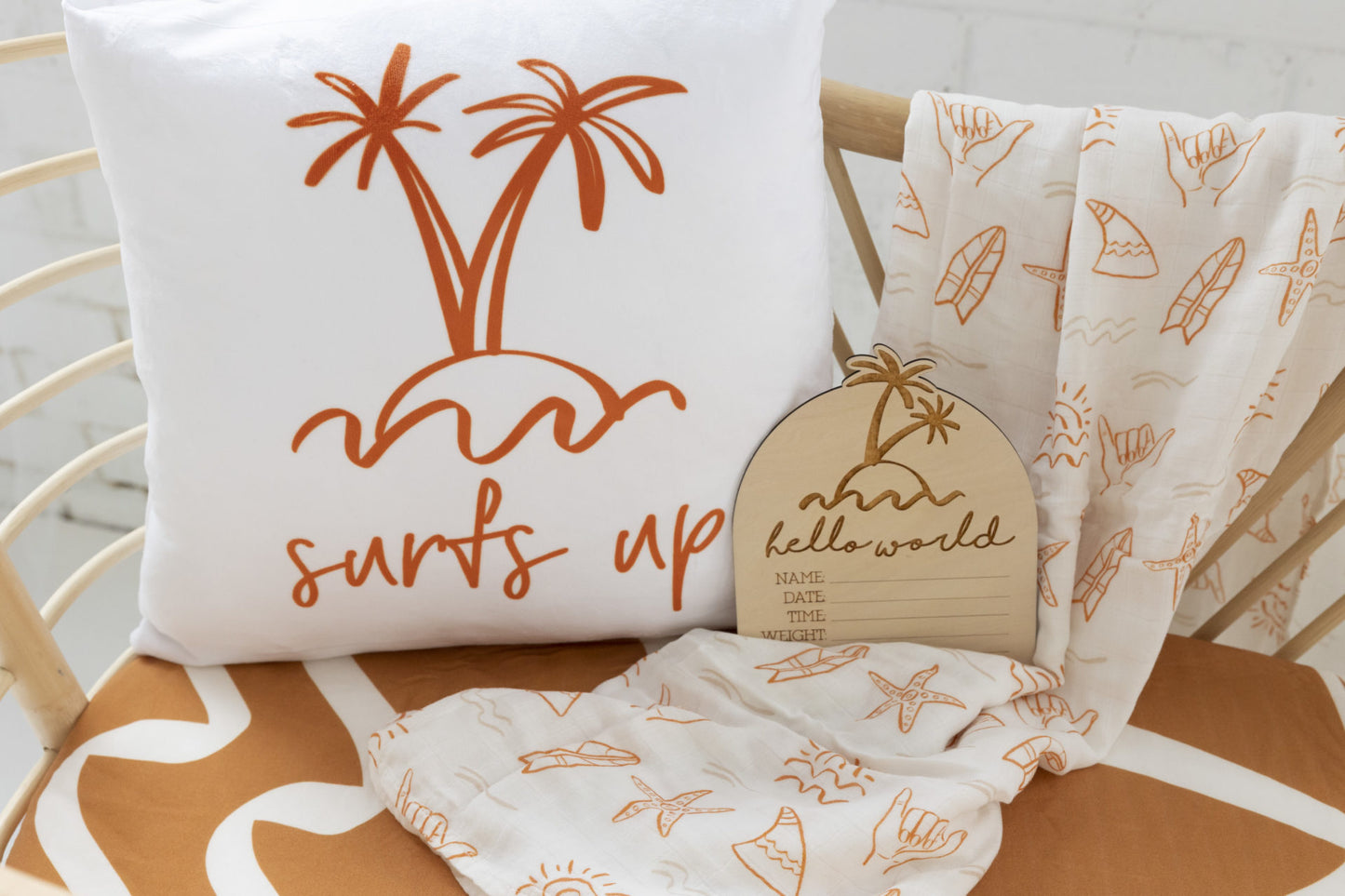 Personalised Pillowcase - Boho Palm