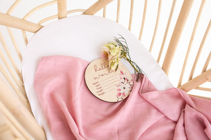 Personalised Swaddle - Pink