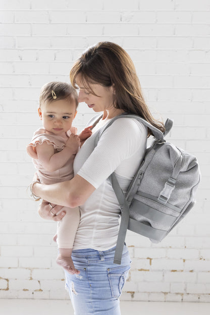 Neoprene Nappy Bag - Grey