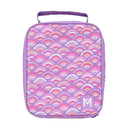 MontiiCo LARGE INSULATED LUNCH BAG  - Rainbow