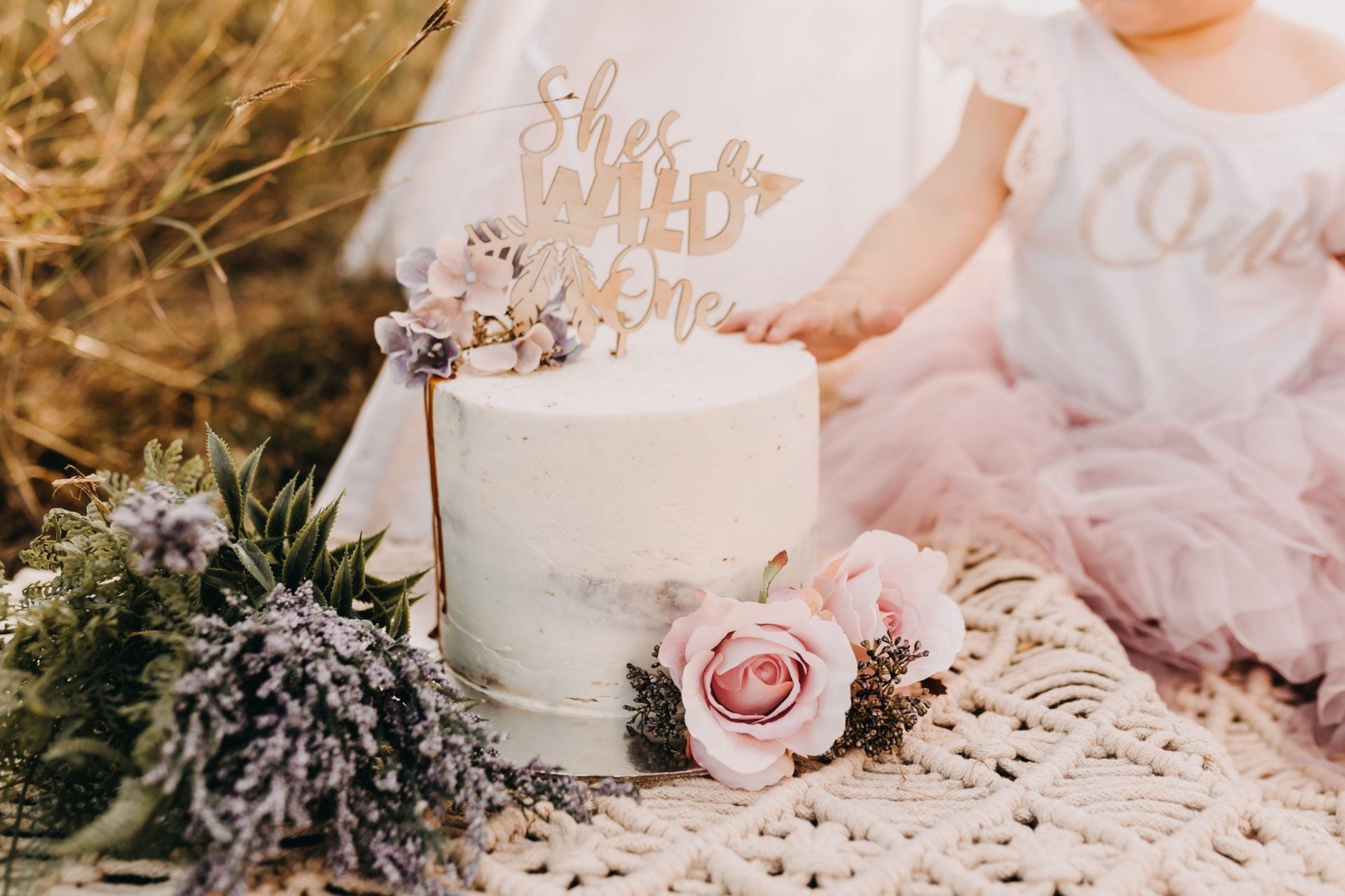 Shes a Wild One Cake Topper - Timber Tinkers