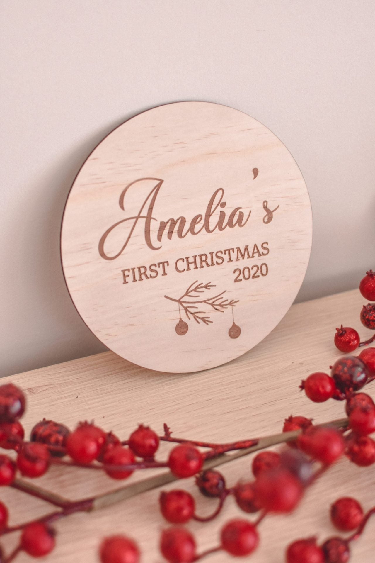 Baby's First Christmas Plaque 2024