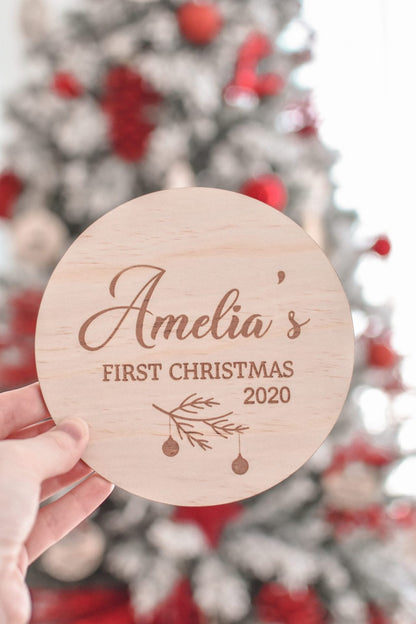 My First Christmas Plaque 2024