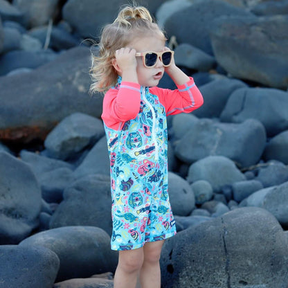 All-in-one Snap Sunsuit | Bush Wonderland