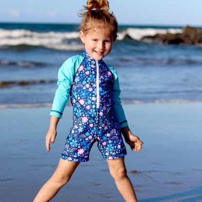 All-in-one Sunsuit | Flower Power