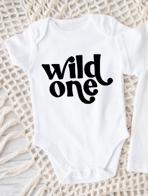 Wild one Onesie - Size 12-18 Months