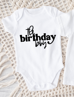 the birthday boy Onesie - Size 12-18 Months