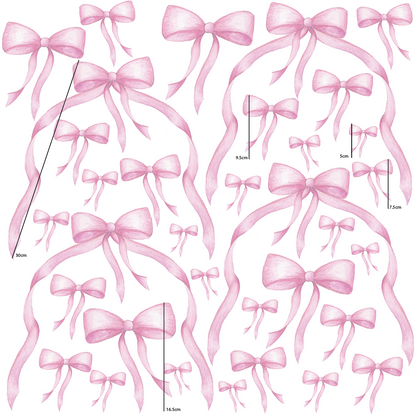 Little Miss Ribbons Decals