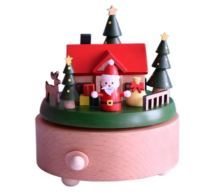 Christmas Music Box - Santa House