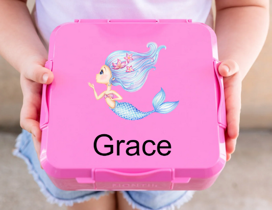 Personalised Pink Lunch Box - Multiple Designs