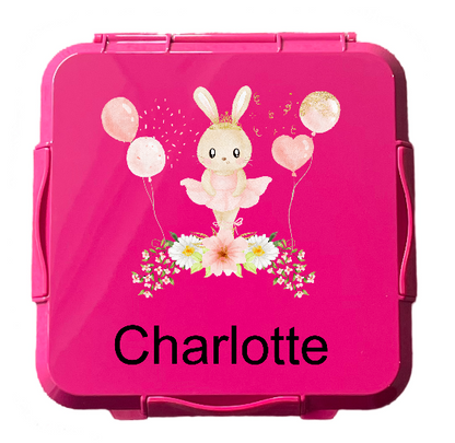 Personalised Magenta Lunch Box - Multiple Designs