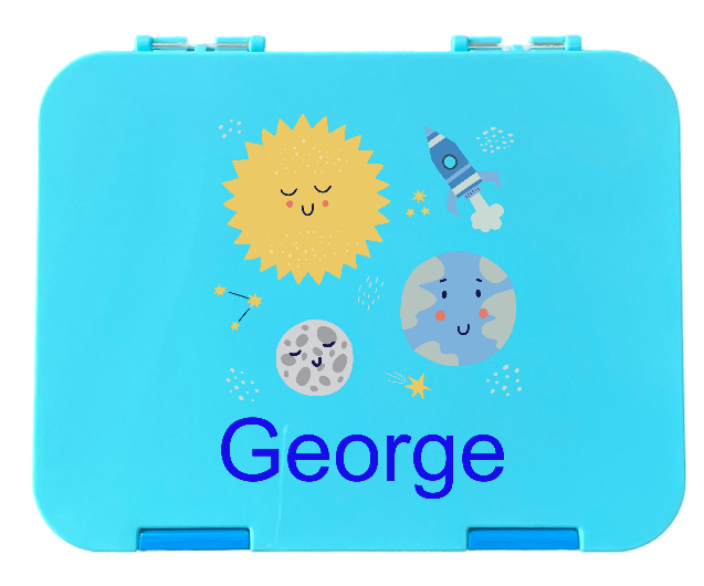 Personalised Blue Bento Box - Multiple Designs