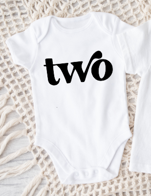 Two Onesie/T-Shirt