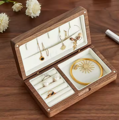 Personalised Wooden Jewellery Box - Birth Flower