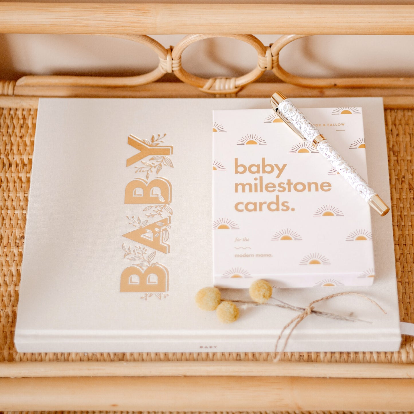 Fox & Fallow Baby Milestone Cards Boho