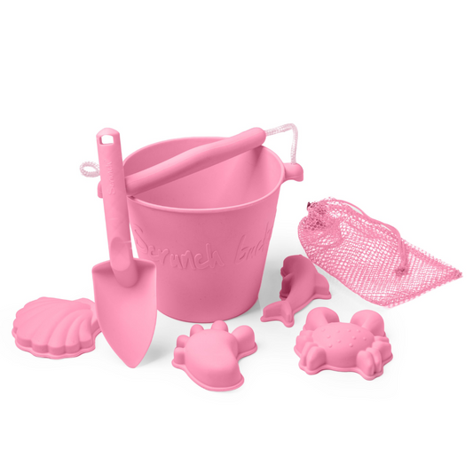 Pink Bucket + Spade + Mould