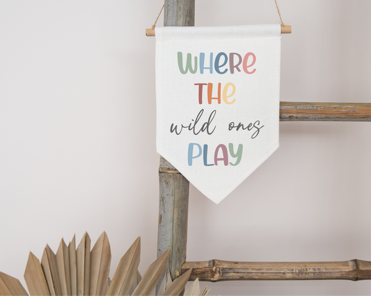 Where the wild ones play Flag