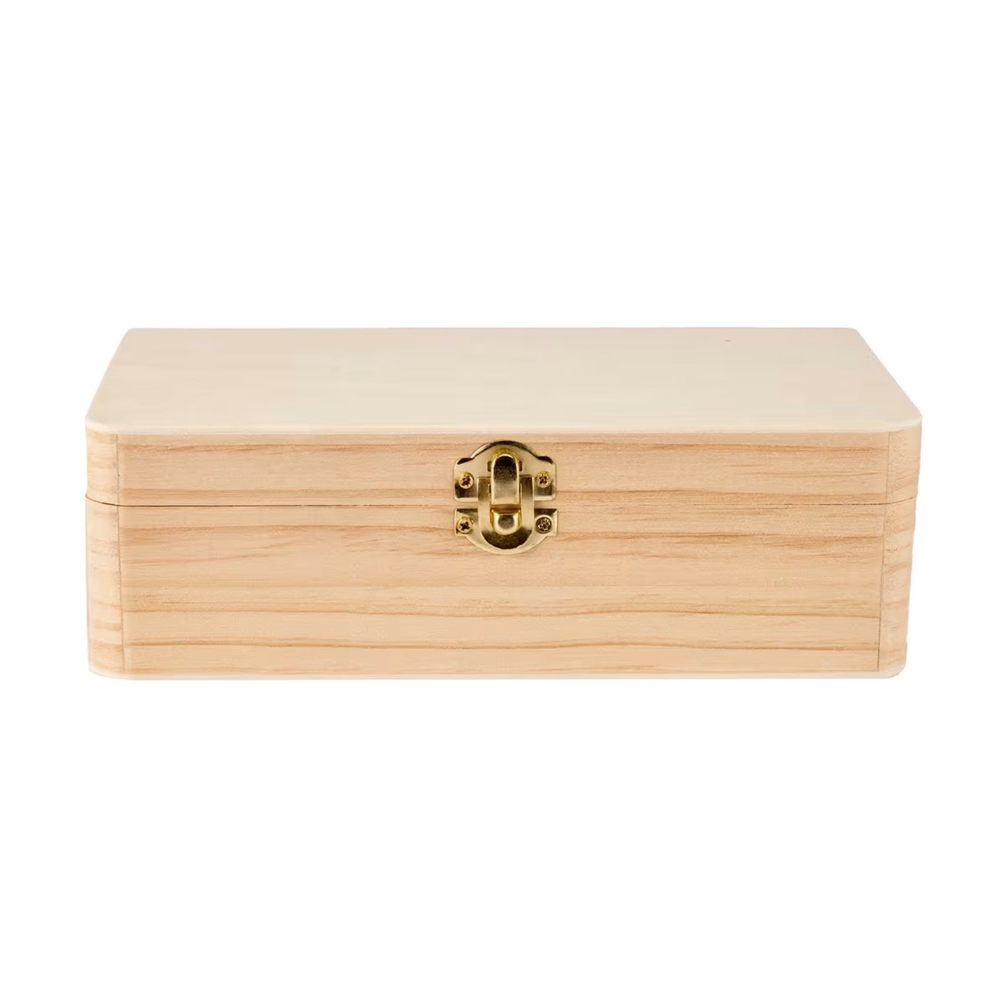 Personalised Wooden Keepsake Box  - Floral Letter