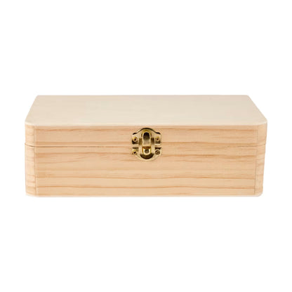 Personalised Wooden Keepsake Box  - Floral Letter