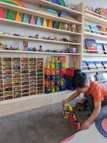 Matchbox & Hotwheel Display & Storage Unit- SolidPine