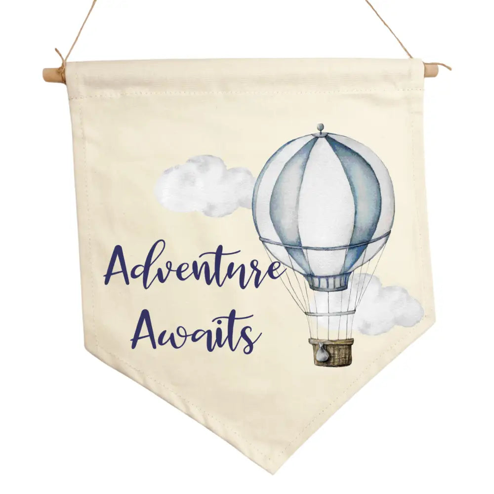 adventure awaits flag